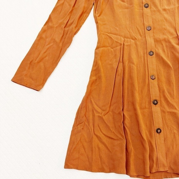 & Other Stories Brown Button Down Dress NWT Size 4 - Picture 4 of 8